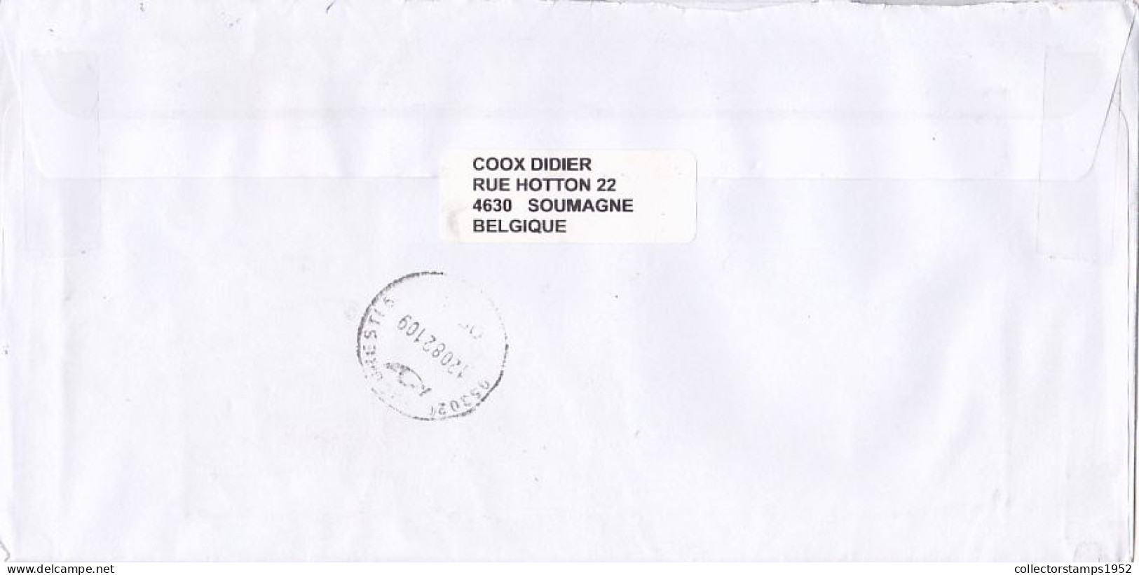 CHRISTMAS, TOWER, OBSERVATORY, SHIP, NEPTUNE, FINE STAMPS ON COVER, 2021, BELGIUM - Cartas & Documentos