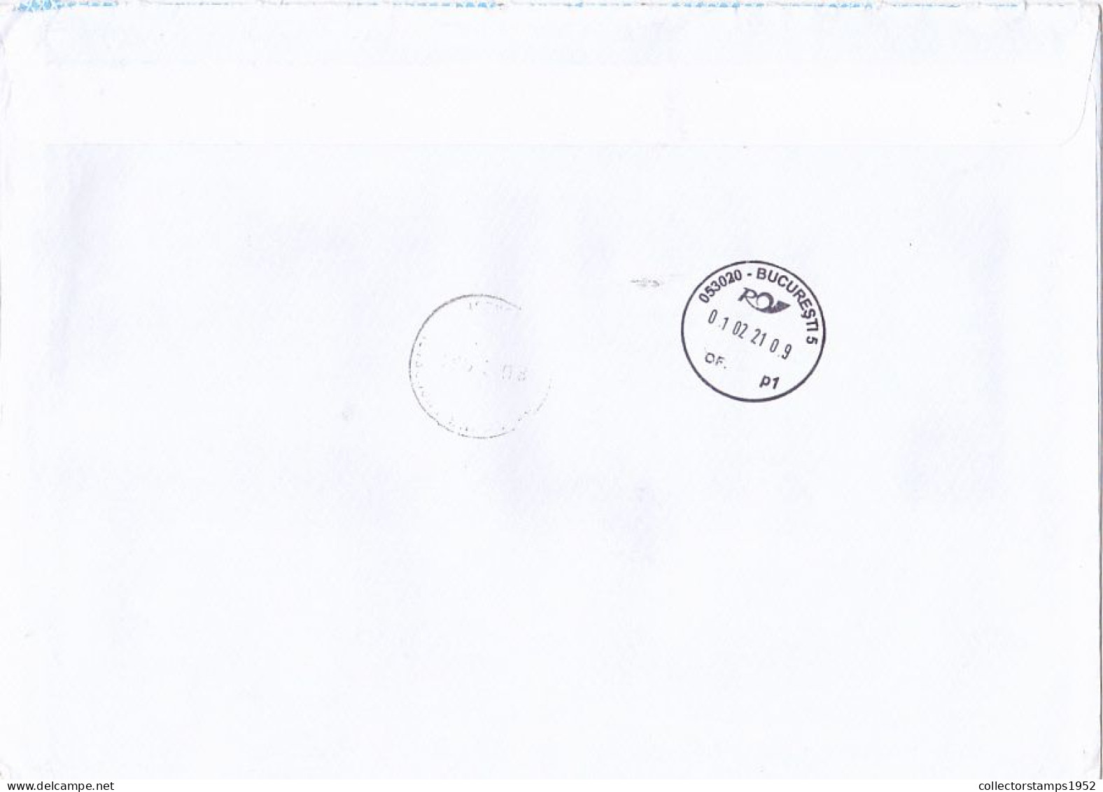 COAT OF ARMS, FINE STAMPS ON REGISTERED COVER, CUSTOM DUTY, 2020, RUSSIA - Storia Postale