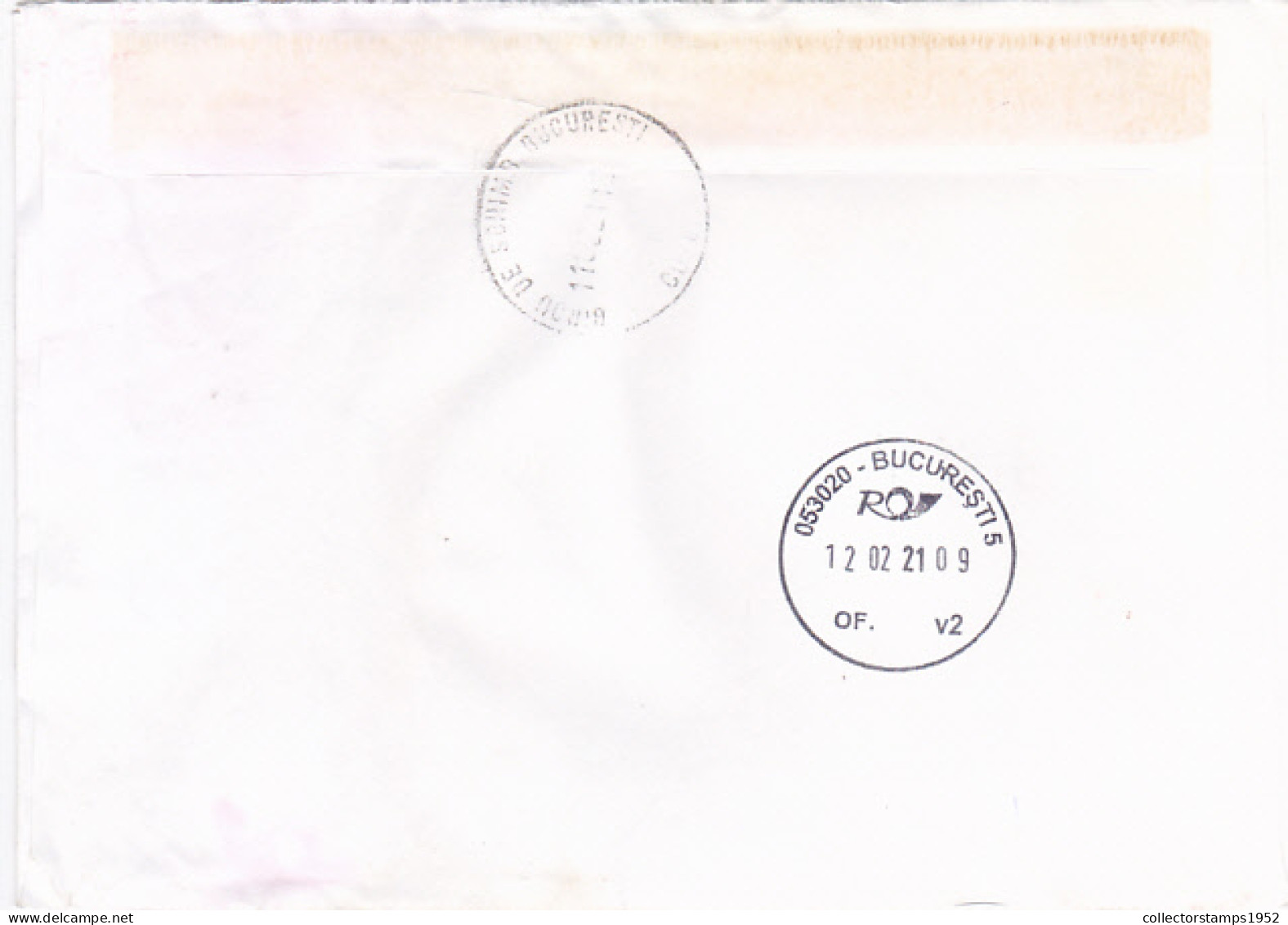 MACHINE PRINTED STAMPS ON REGISTERED COVER, 2021, CZECH REPUBLIC - Lettres & Documents