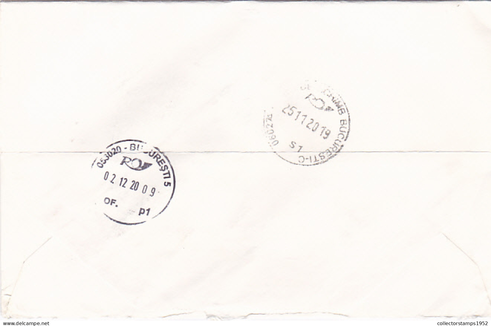 EUROPA CEPT, BIRDS, ARCHITECTURE, FINE STAMPS ON REGISTERED COVER, 2020, TURKEY - Lettres & Documents