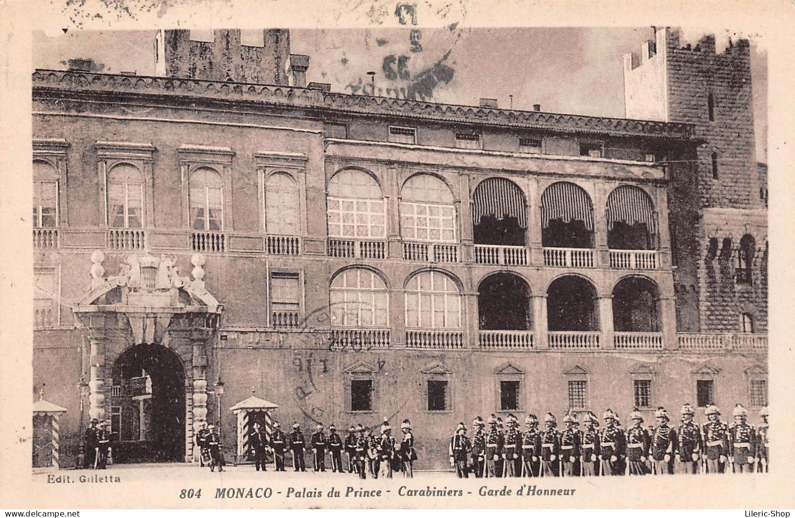 MONACO - Palais Du Prince - Carabiniers - Garde D'Honneur - Prince's Palace