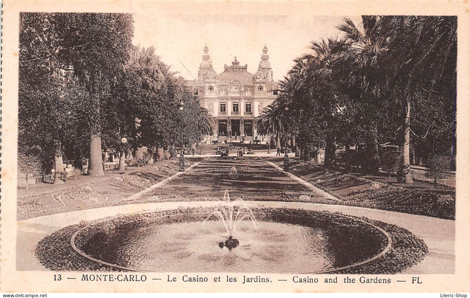 MONTE-CARLO Le Casino Et Les Jardins. Casino And The Gardens FL - Casinò