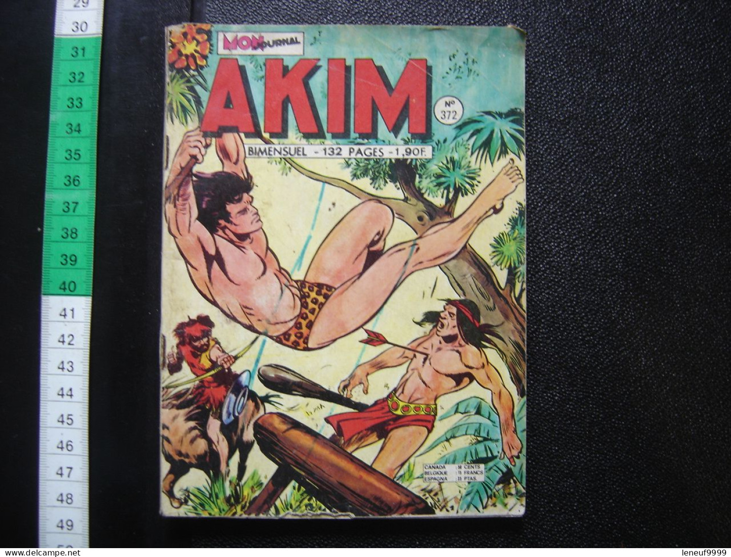 1975 AKIM 372 Editions MON JOURNAL 2 Traits De Feutre Vert Sur La Couverture - Akim