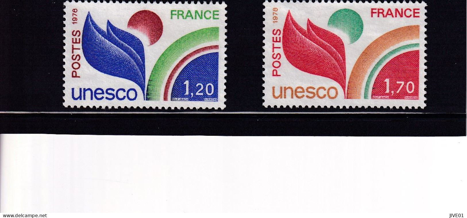 FRANCE OBLITERES 1978 : Y/T  SERVICE N° 56-57 - Used