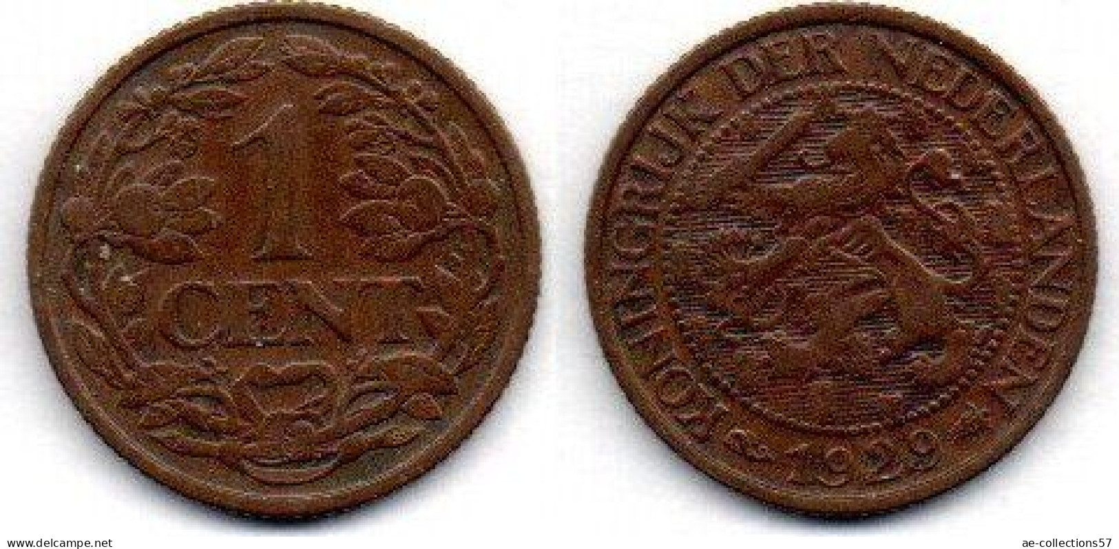 MA 22632 / Pays Bas - Netherlands - Niederlande 1 Cent 1929 TTB - 1 Cent