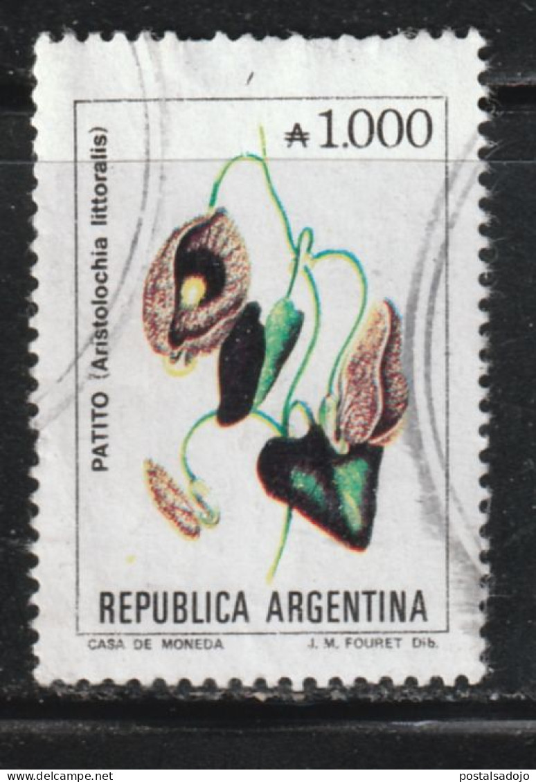 ARGENTINE 1599 // YVERT 1708 // 1989 - Used Stamps