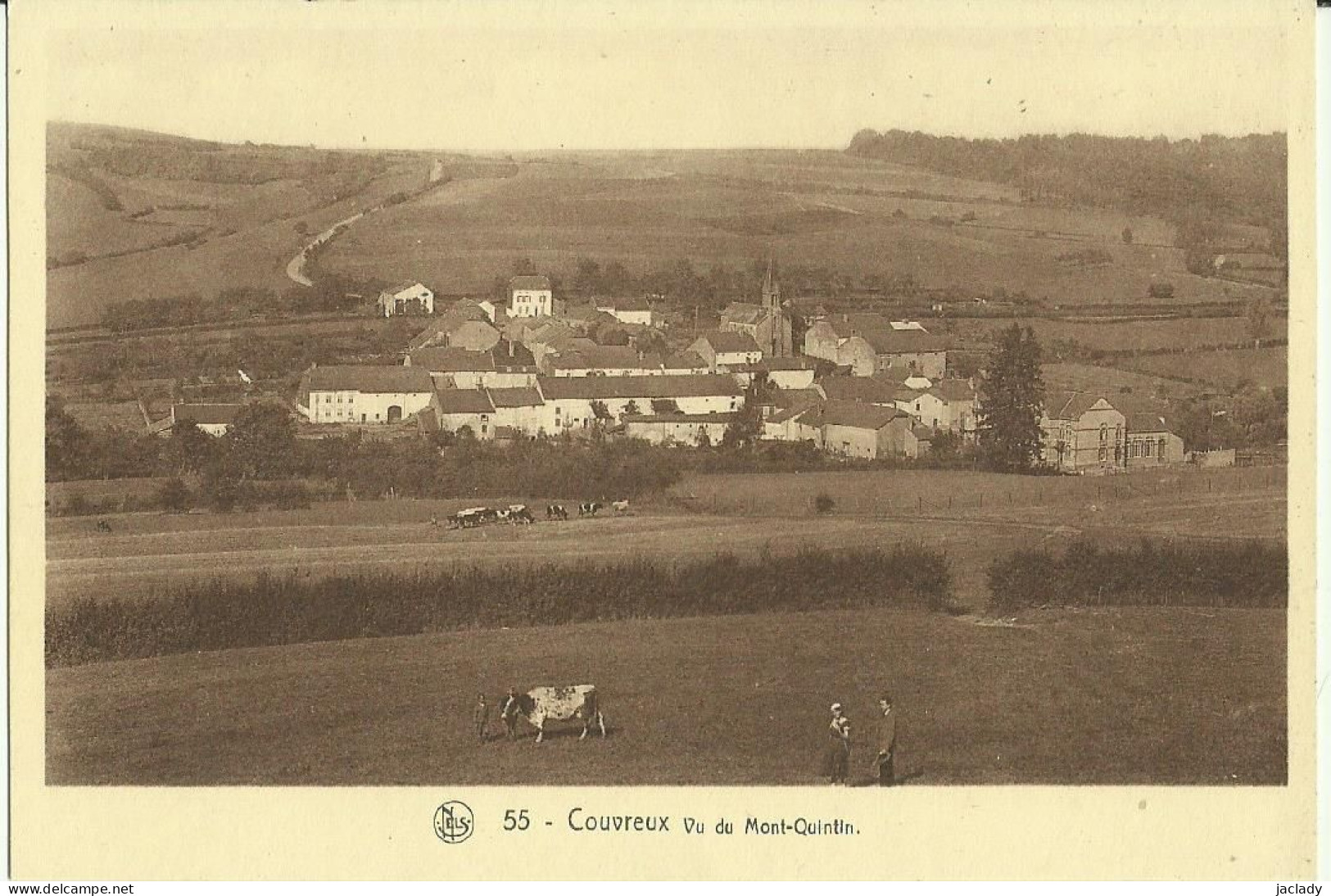 Couvreux -- Vu Du Mont - Quintin.        (2 Scans) - Rouvroy