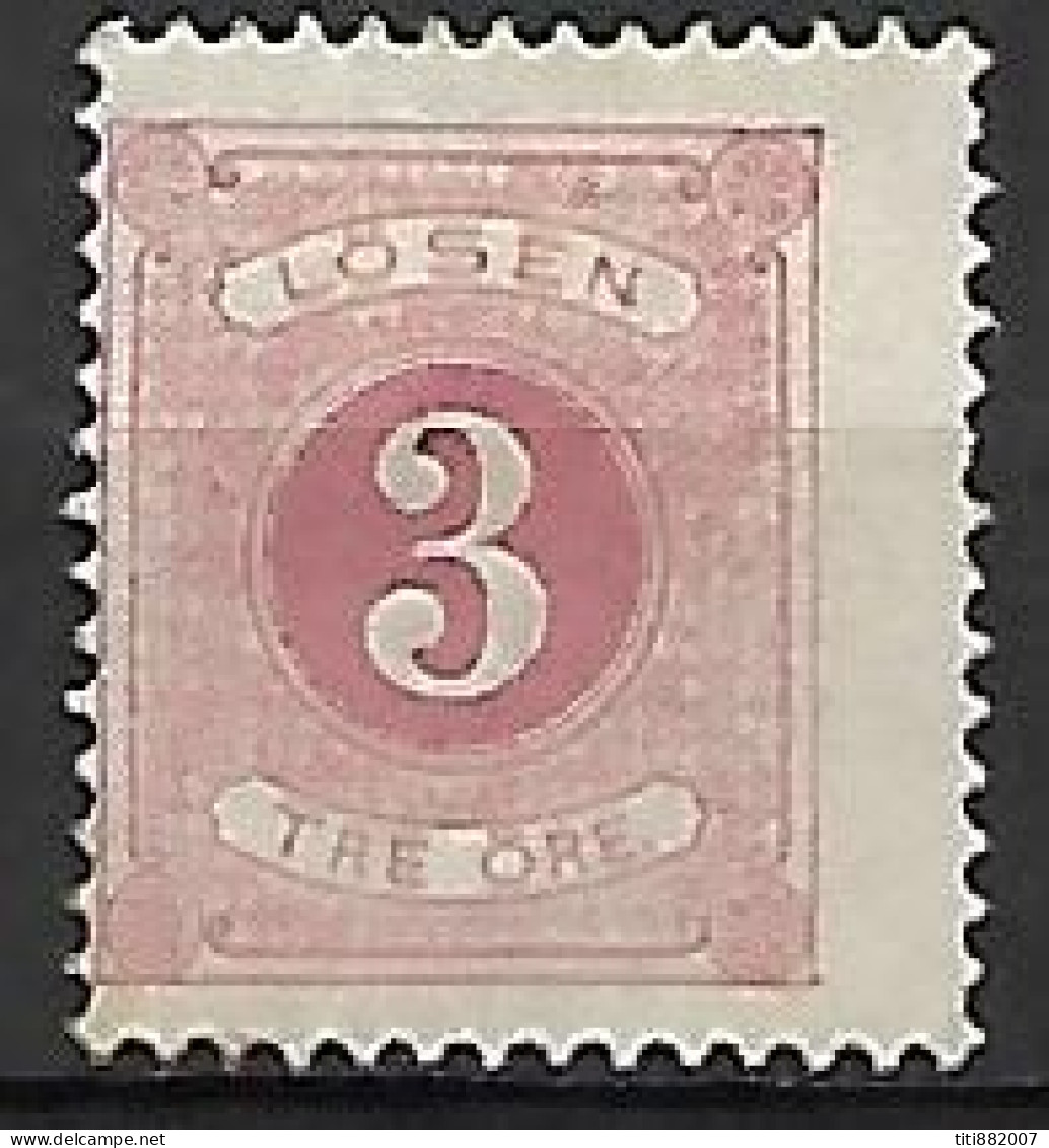 SUEDE    -   Timbre-Taxe   -   1874.   Y&T N° 2 (*) - Postage Due