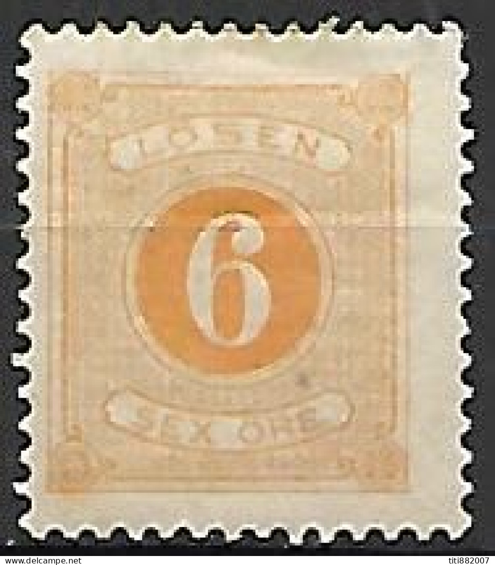 SUEDE    -   Timbre-Taxe   -   1874.   Y&T N° 4 * - Portomarken