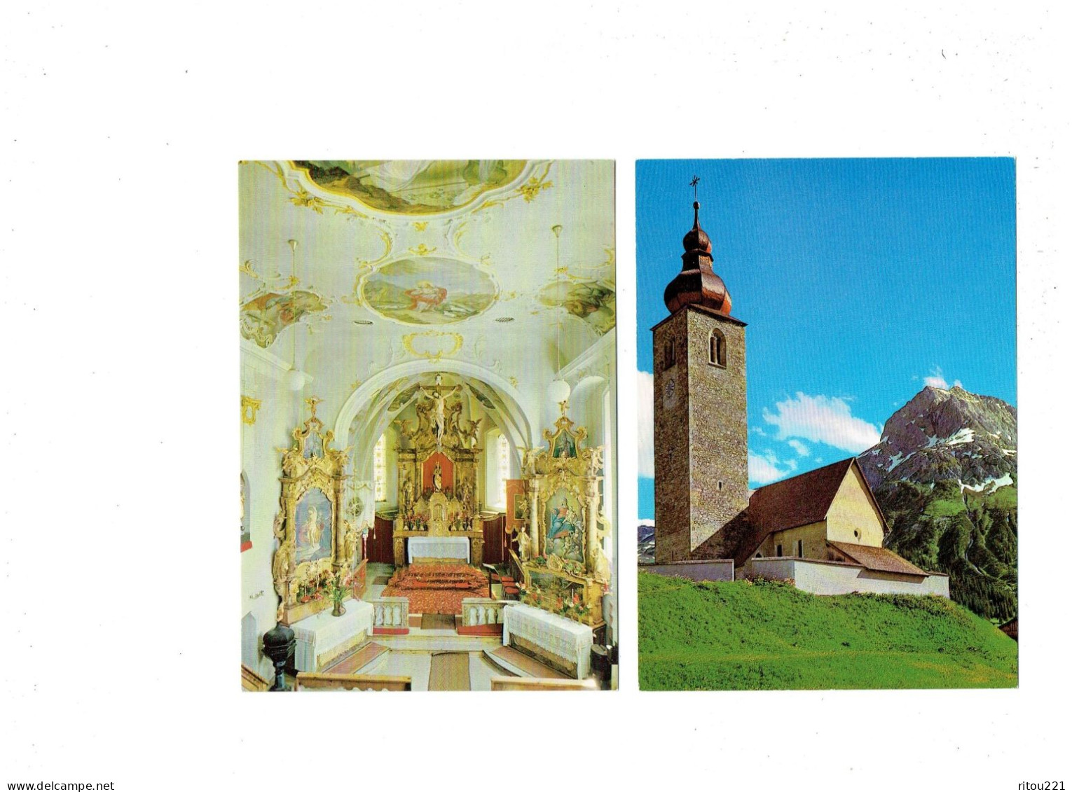 Cpm - Lech Am Arlberg - Autriche - église St Nicolas - Intérieur Style Rococo 1790 - Lech