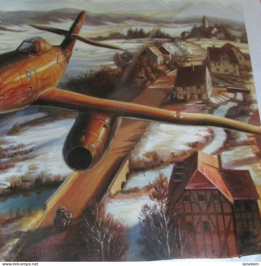 German WW1 Jet Fighters Oil Painting - 1939-45