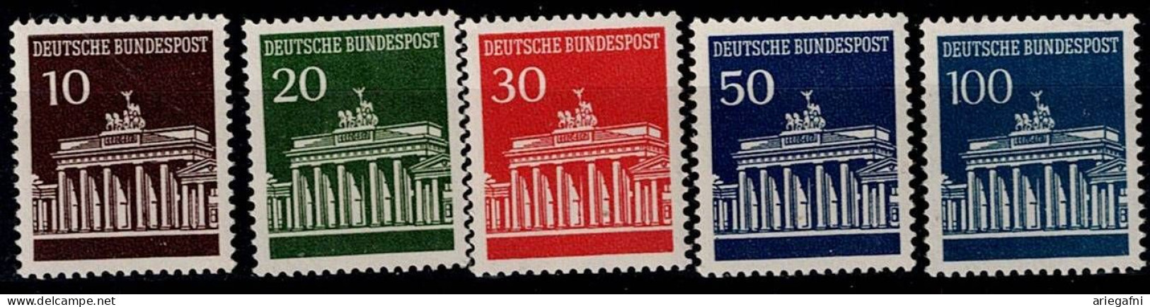 GERMANY 1966 BUND BRANDEBURGER MI No 506-10 MNH VF!! - Ungebraucht