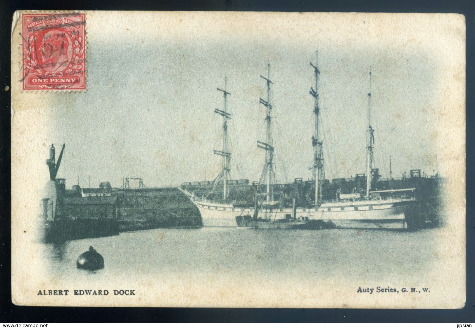 Cpa Angleterre Newcastle Upon Tyne -- Albert Edward Dock    LANR68 - Newcastle-upon-Tyne