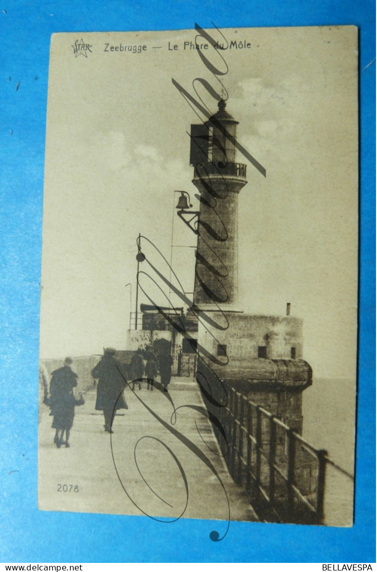 Lighthouse Phare Vuurtoren Oostende X 2 En Zeebrugge X  1  Pier Stakketsel - Fari