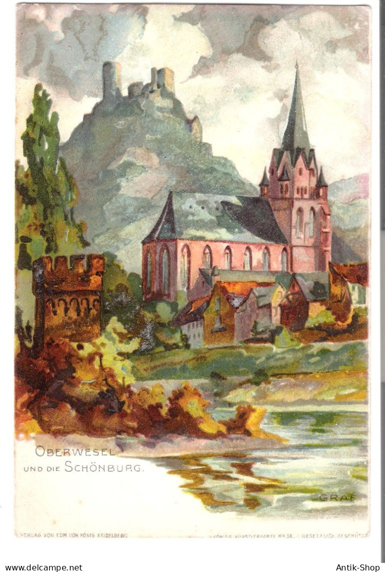 Oberwesel Und Die Schönburg   - Von 1902 (6392) - Graf, Marte