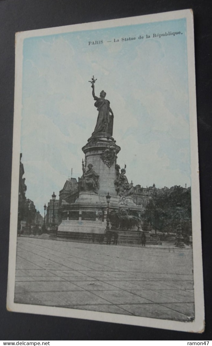 Paris - Le Statue De La République - J.C. Paris - Statues