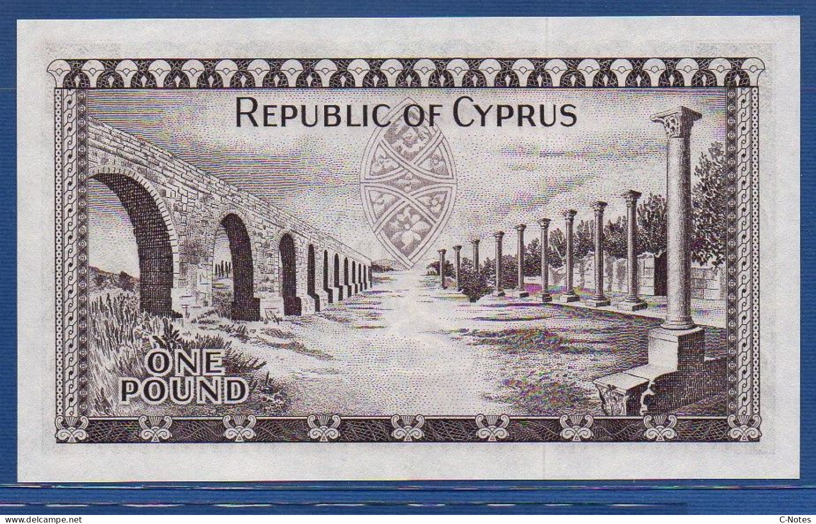 CYPRUS - P.39 – 1 Pound / Lira 1961 AUNC, S/n A/8 238411 - Cipro