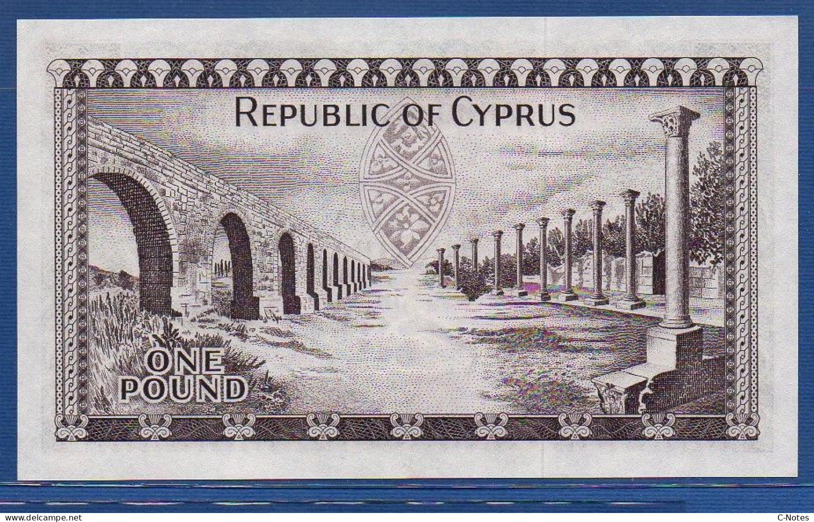 CYPRUS - P.39 – 1 Pound / Lira 1961 AUNC, S/n A/8 238411 - Cyprus