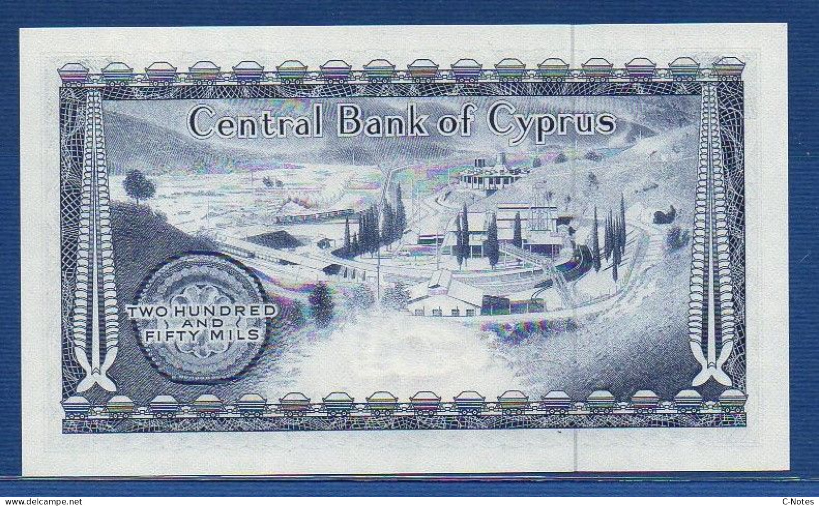 CYPRUS - P.41c – 250 Mils / Mil 1.6.1982 UNC, S/n S/81 004907 - Cyprus