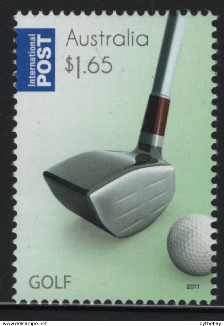 Australia 2011 MNH Sc 3568 $1.65 Golf Club, Ball - Mint Stamps