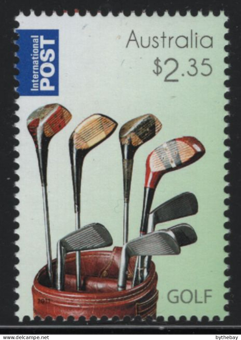 Australia 2011 MNH Sc 3569 $2.35 Golf Clubs In Bag - Mint Stamps