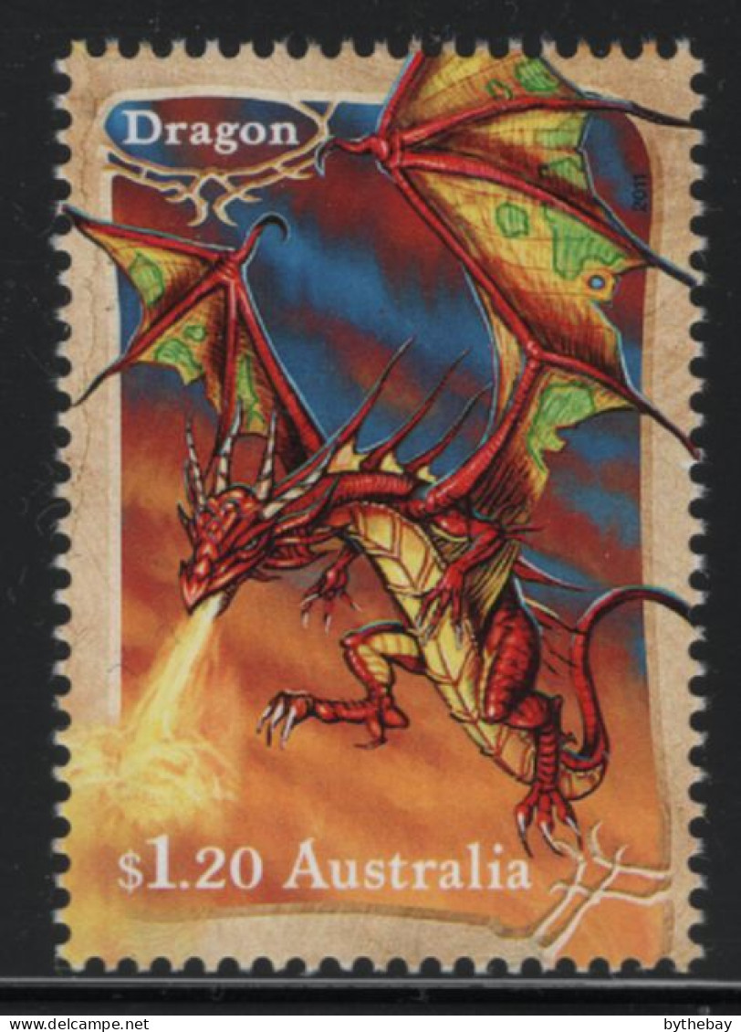 Australia 2011 MNH Sc 3580 $1.20 Dragon - Mint Stamps