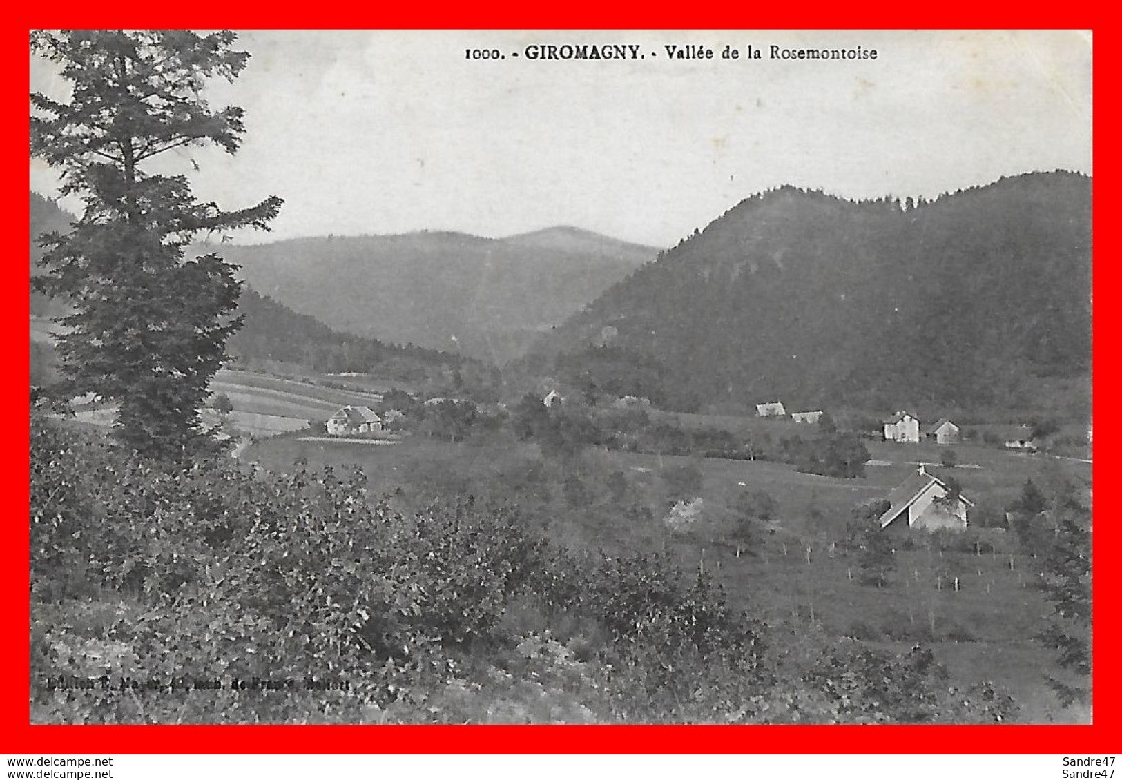 CPA (90)  GIROMAGNY.  Vallée De La Rosemontoise...*1944 - Giromagny