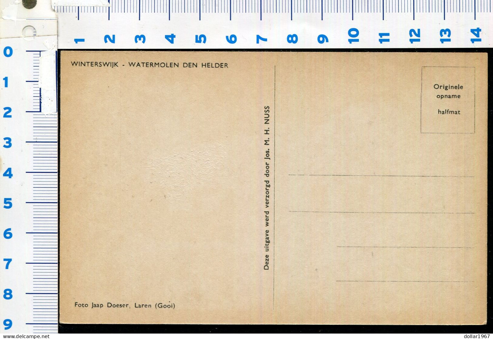 WINTERSWIJK. WATERMOLEN - DEN HELDER - Not Used + 1950 - 2 Scans For Condition.(Originalscan !!) - Winterswijk
