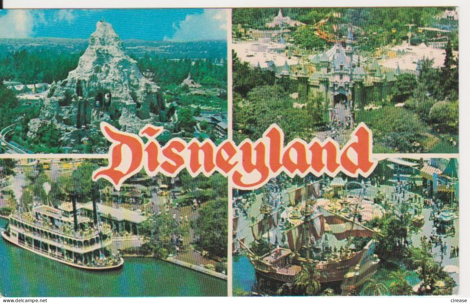 DISNEYLAND ANAHEIM CALIFORNIA UNITED STATES  POSTCARD USED - Anaheim