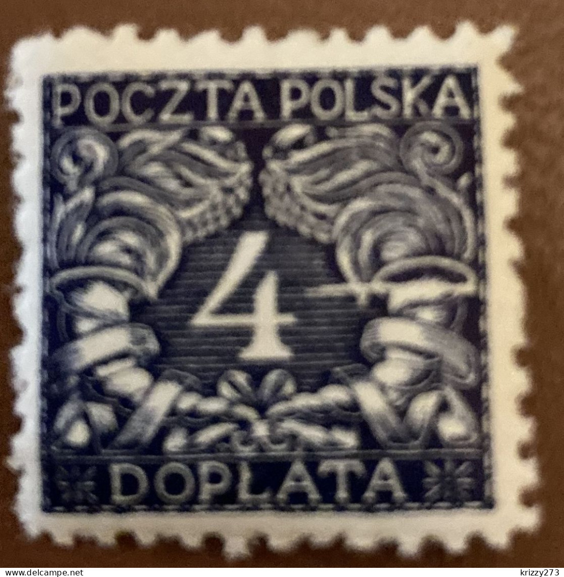 Poland 1919 Postage Due Northern Poland 4h - Used - Strafport