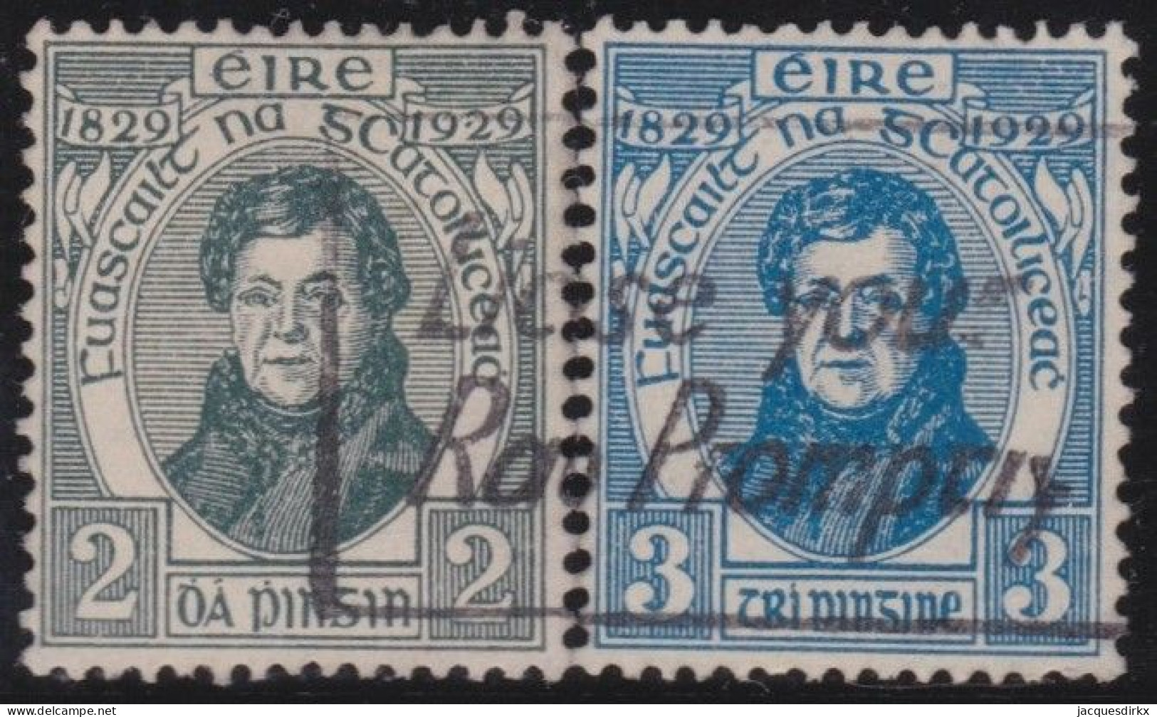 Ireland        .   Y&T .   55/56     .     O      .    Cancelled - Used Stamps