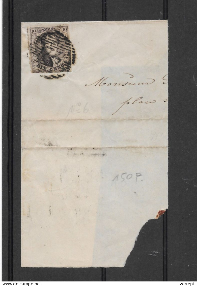 Belgie Medaillon Op Fragment - 1849-1865 Medaglioni (Varie)