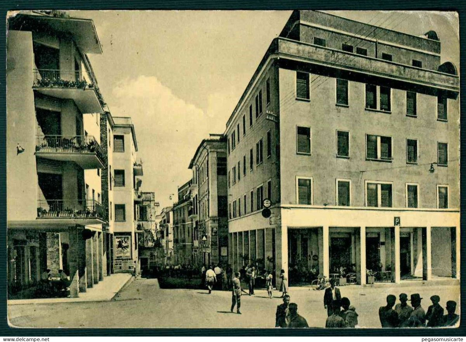 VX072 - VELLETRI ROMA - PIAZZA CAIROLI - PORTICI - 1960 ANIMATA - Velletri