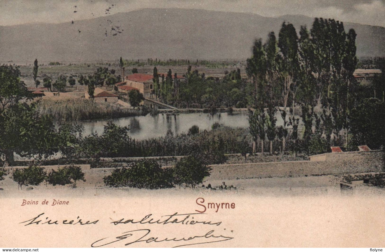 Smyrne - Bains De Diane - Cpa Colorisée - Turquie Turkey - Türkei