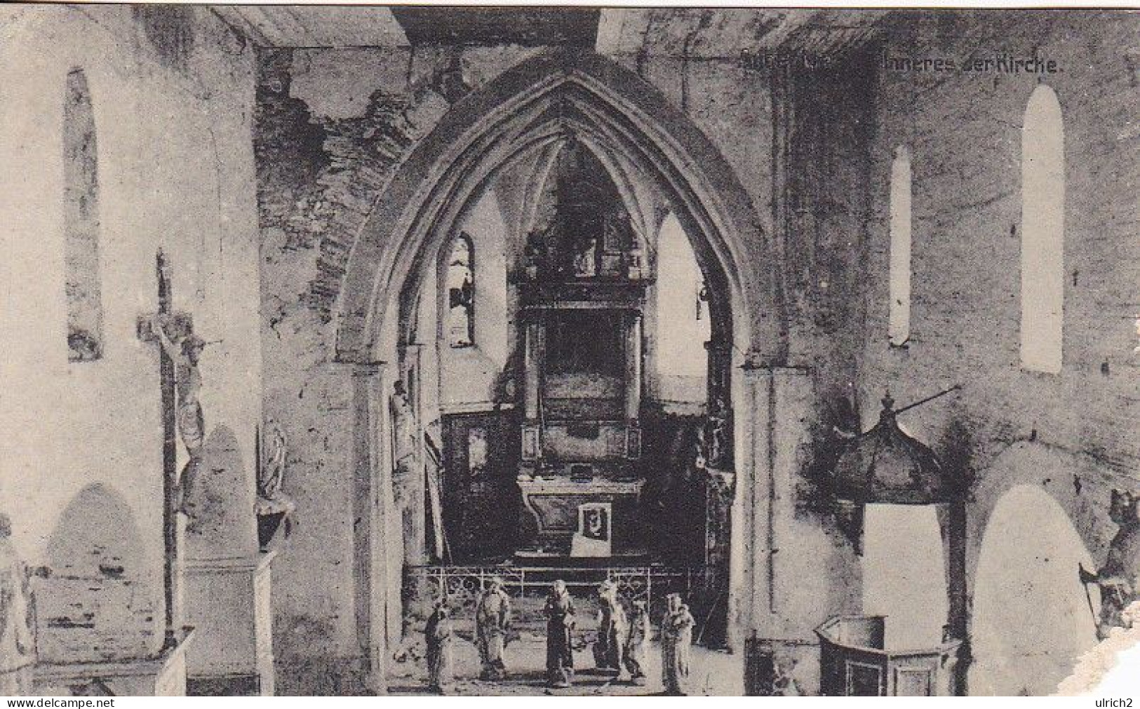 AK Auberive - Inneres Der Kirche - Ca. 1915 (64056) - Auberive