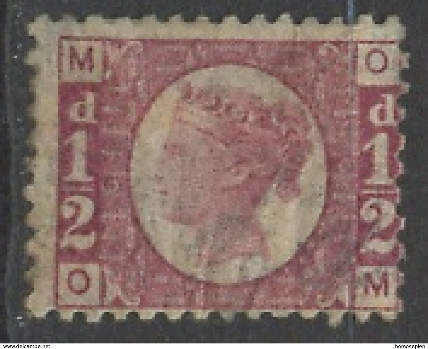 Grande Bretagne - Great Britain - Großbritannien 1870 Y&T N°49 - Michel N°36 * - 0,5p Reine Victoria MO 6 - Unused Stamps