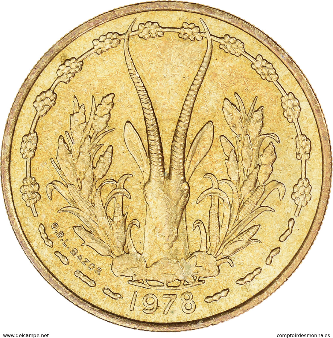 Monnaie, Communauté économique Des États De L'Afrique De L'Ouest, 25 Francs - Costa De Marfil