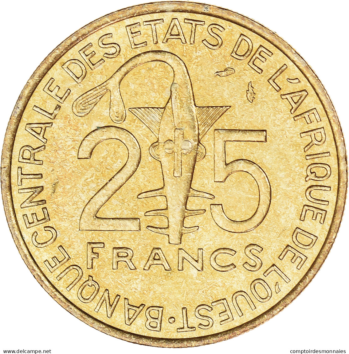 Monnaie, Communauté économique Des États De L'Afrique De L'Ouest, 25 Francs - Ivory Coast