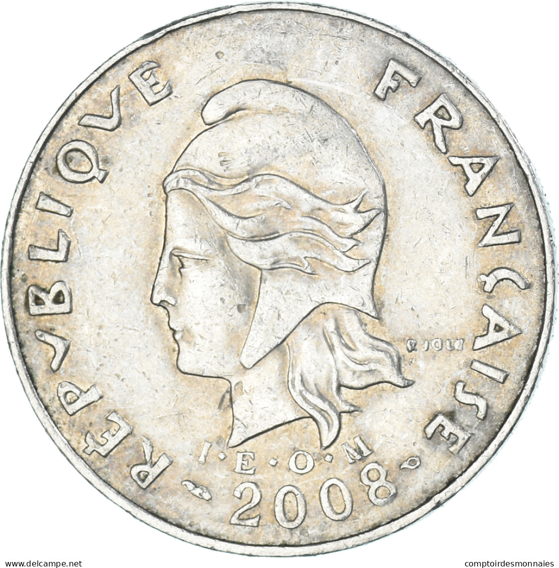 Monnaie, Polynésie Française, 20 Francs, 2008 - Frans-Polynesië