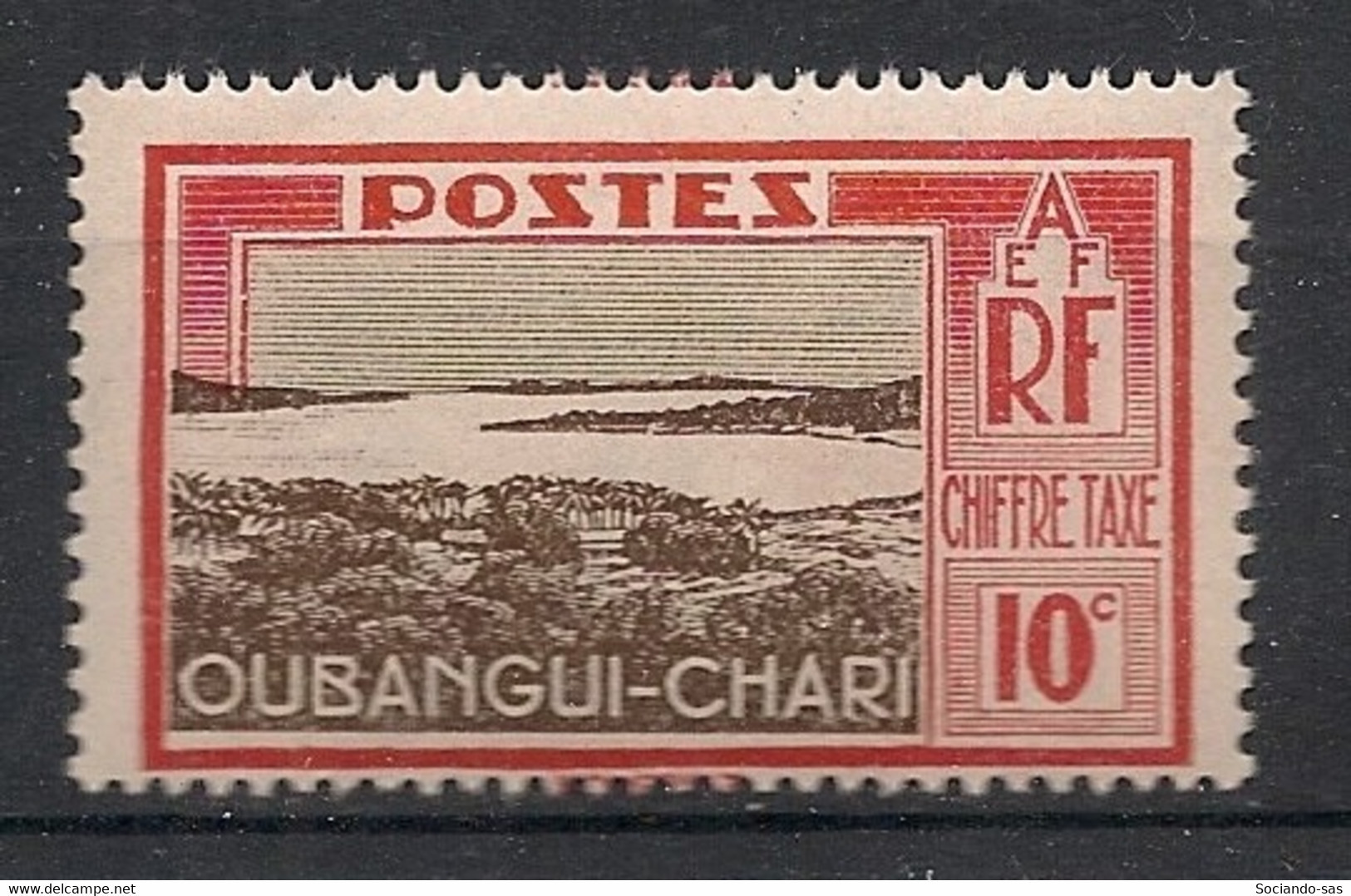 OUBANGUI - 1930 - Taxe TT N°Yv. 13 - Mobaye 10c - Neuf Luxe ** / MNH / Postfrisch - Neufs