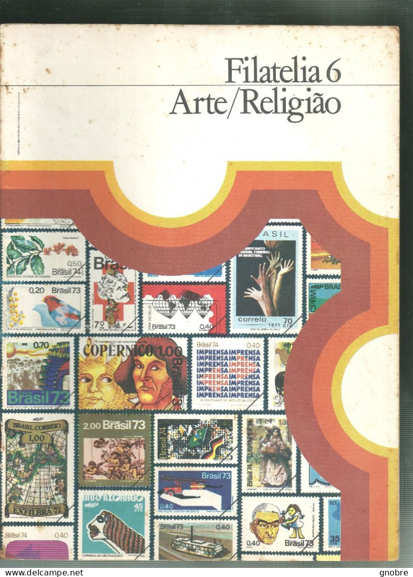 BRAZIL - FILATELIA 6 - ARTE / RELIGIÃO - 1975 - Otros & Sin Clasificación