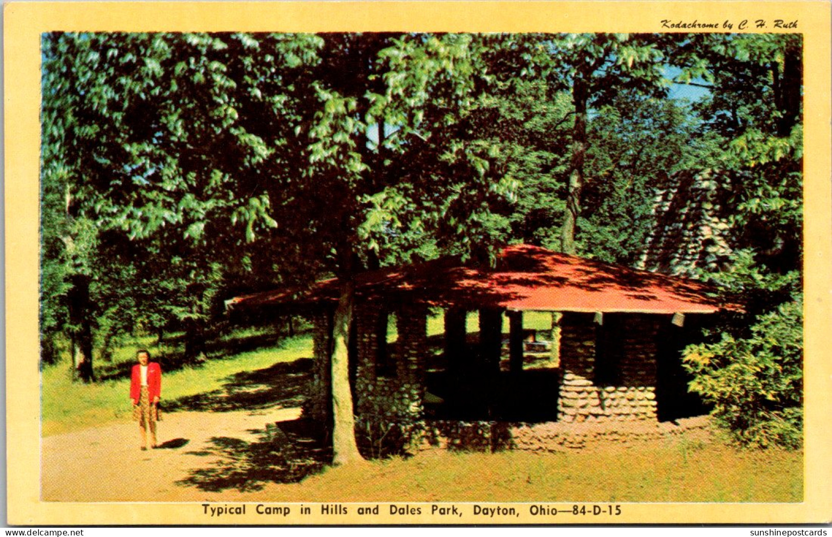 Ohio Dayton Typical Camp In Hills And Dales Park Dexter Press - Dayton