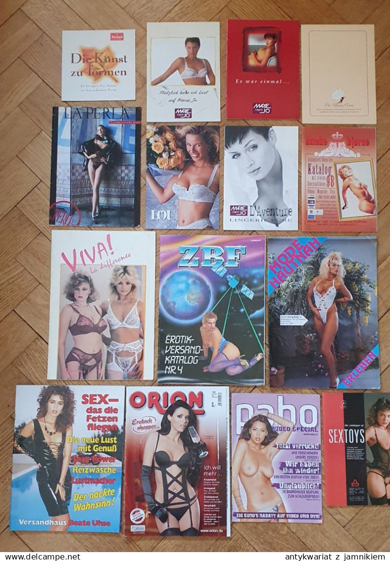 FASHION CATALOGS X 7 Bras Akt Nude Erotik Nus Pin Up - Mode