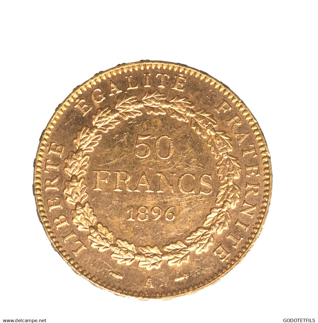 III ème République-50 Francs Génie 1896 Paris - 50 Francs (or)