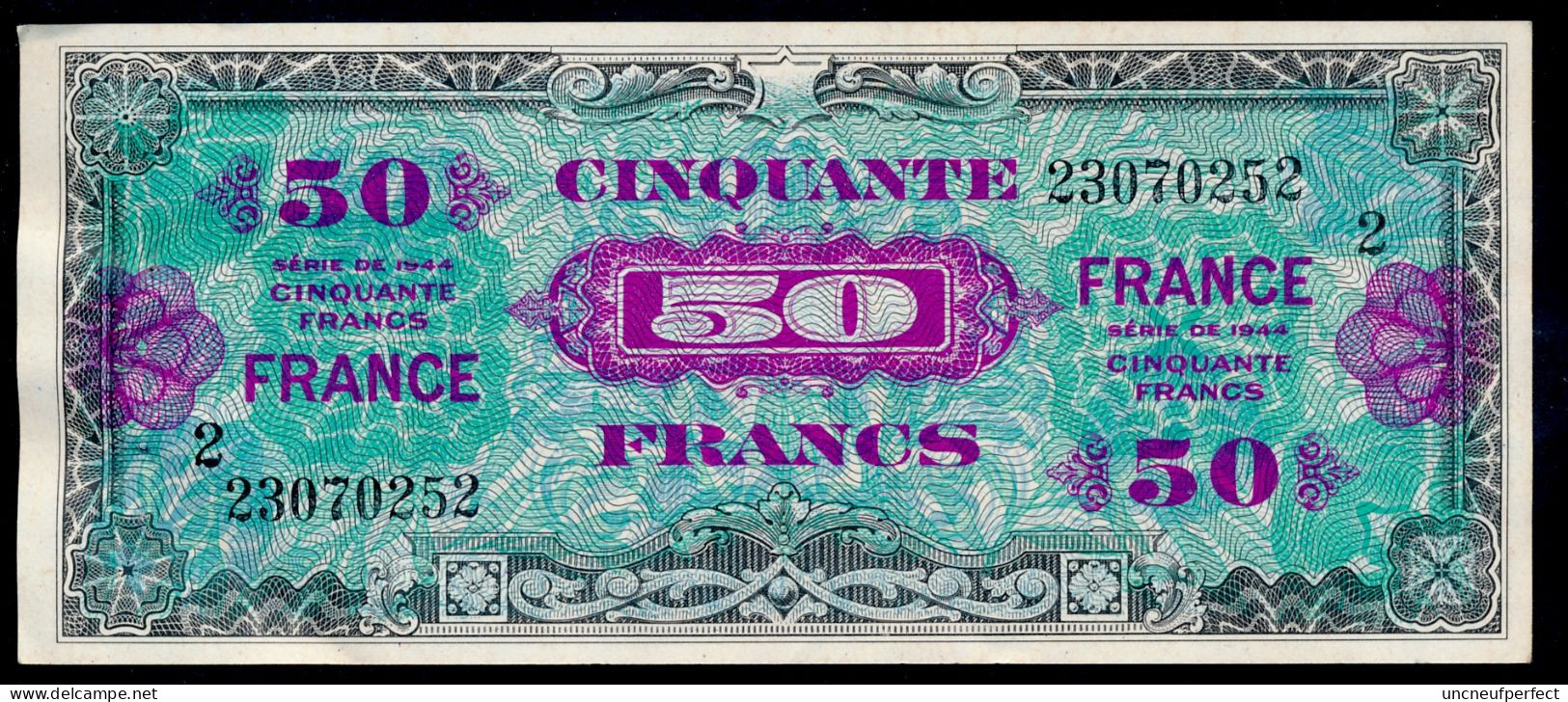 50 FRANCS 1945 FayetteVF-24-02  Série 2  SUP+ SPL / XF+ AUNC - 1944 Drapeau/France