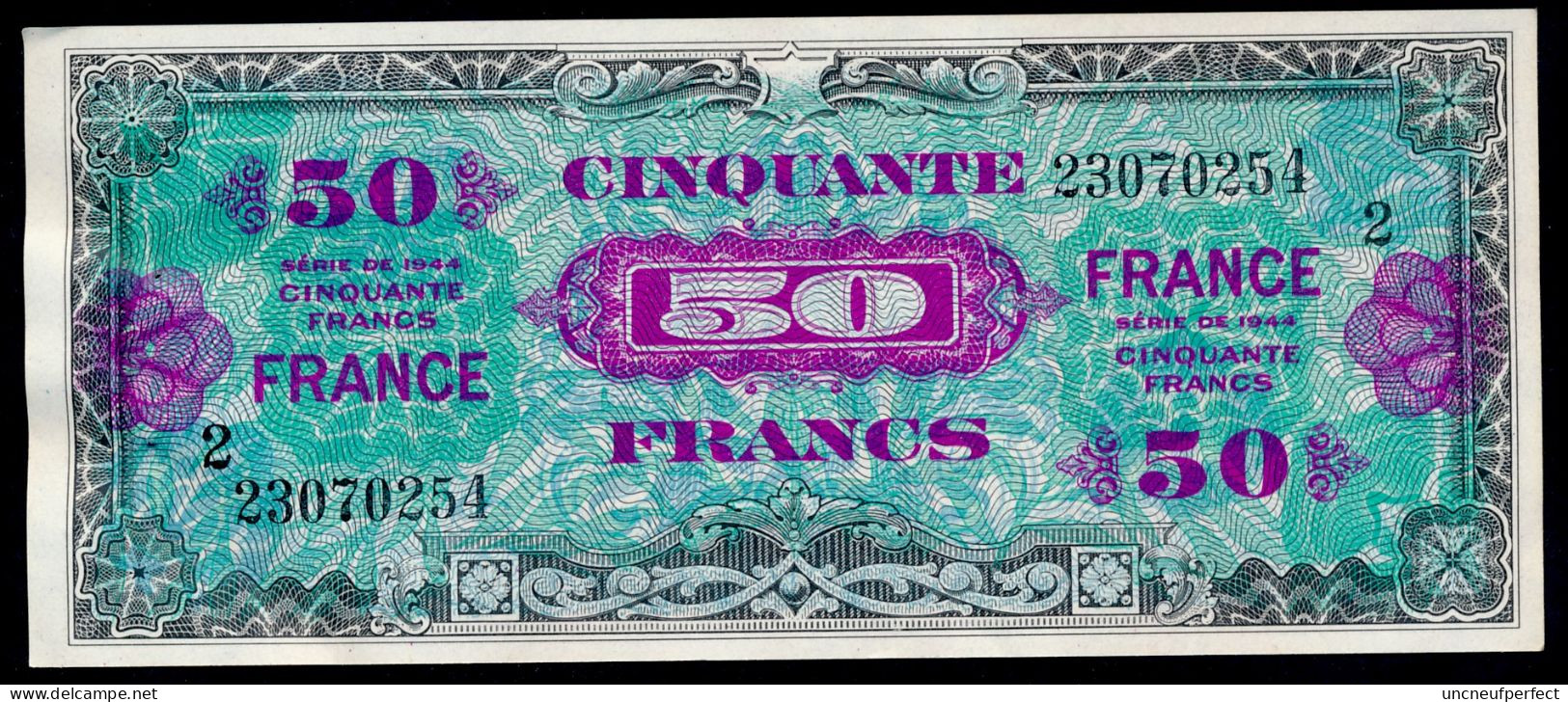 50 FRANCS 1945 FayetteVF-24-02  Série 2  SUP+ SPL / XF+ AUNC - 1944 Vlag/Frankrijk