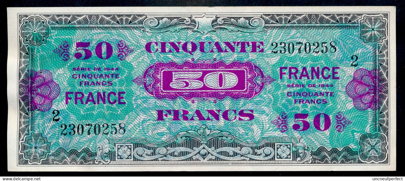 50 FRANCS 1945 FayetteVF-24-02  Série 2  SUP+ SPL / XF+ AUNC - 1944 Flag/France