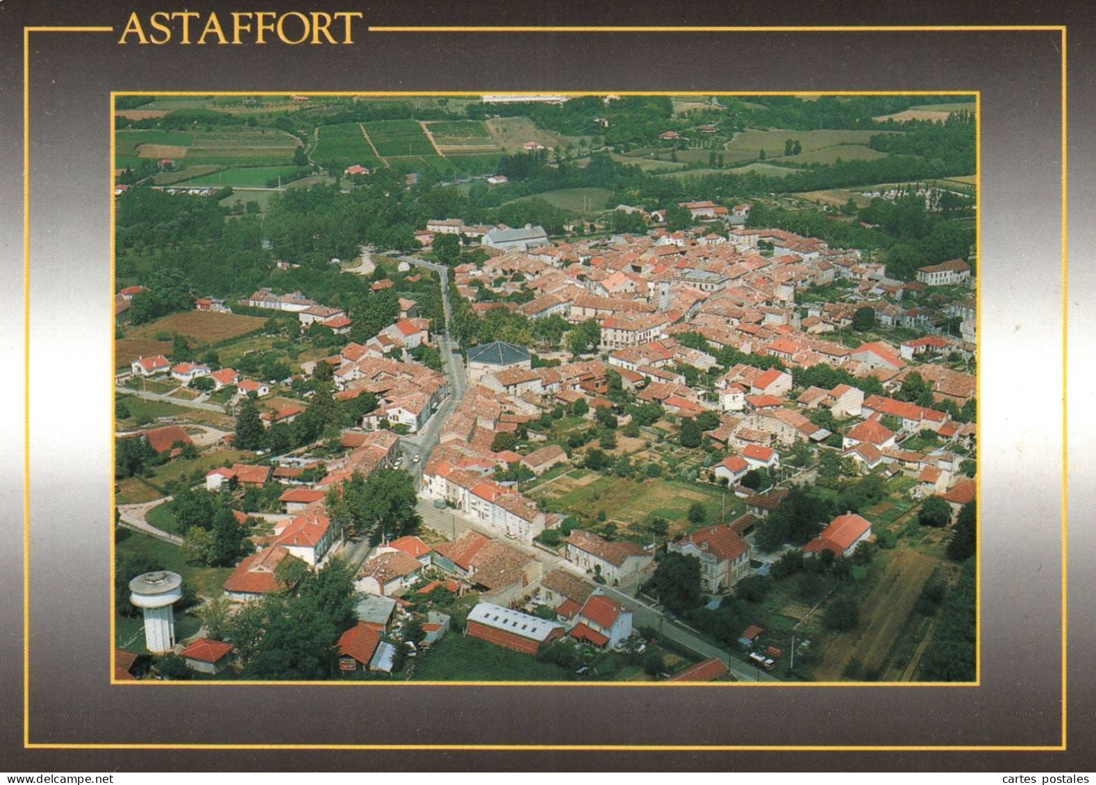 ASTAFFORT Vue Générale Aérienne - Astaffort