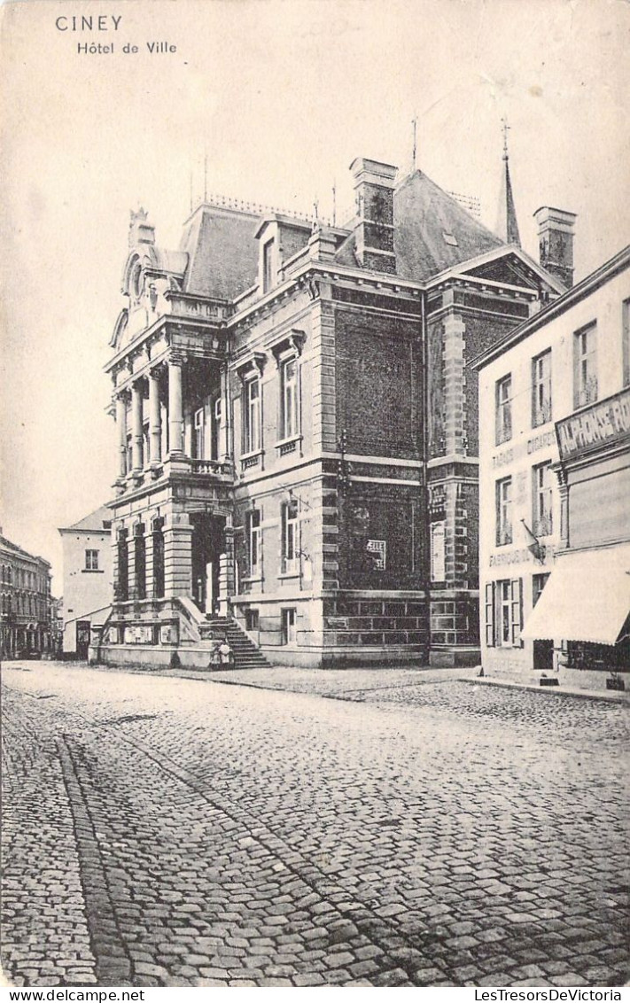 BELGIQUE - CINEY - Hôtel De Ville - Carte Postale Ancienne - Ciney