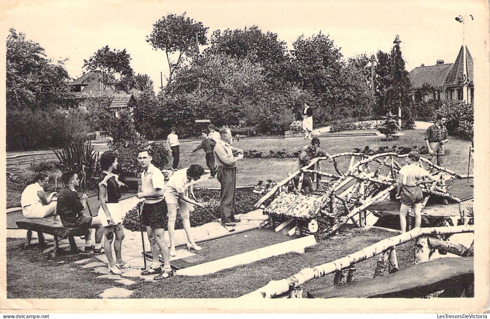 BELGIQUE - COXYDE - Golf Miniature Du Petit Bois - Carte Postale Ancienne - Koksijde